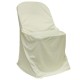 Chair Covers for Folding Chairs Ivory 