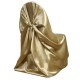 Satin Universal Chair Cover Champagne