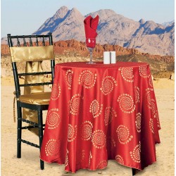 Tablecloth Kaleidoscope Red