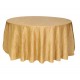 Round Tablecloth Krinkle Taffeta Gold  