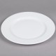 White Rim China Chop Plate 12”