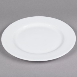 White Rim China Dinner Plate 10 ¼”