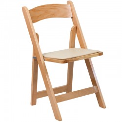 Premium Folding Chair Natural