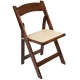 Premium Folding Chair Walnut